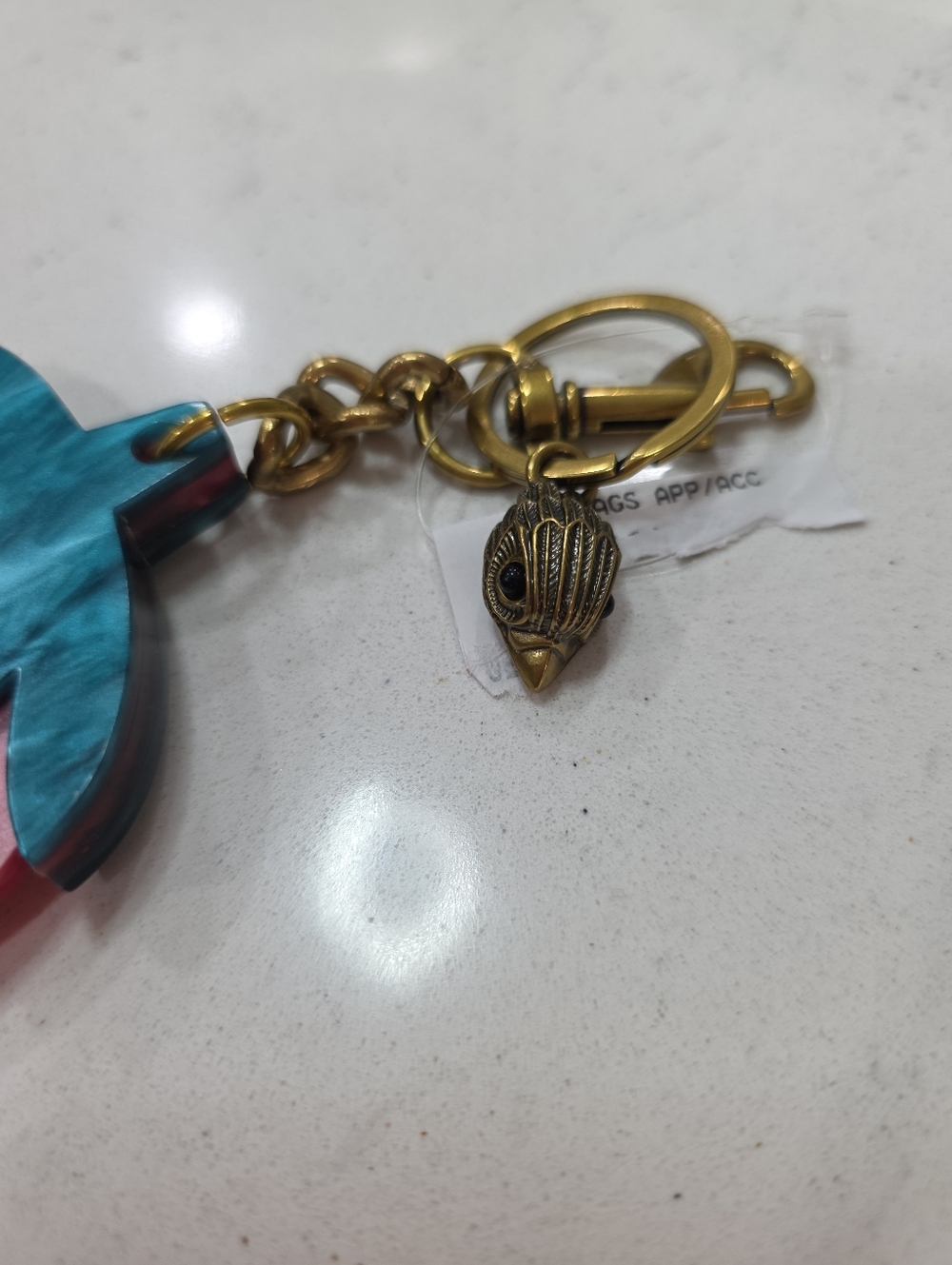 Kurt Geiger Strawberry Keyring Bag Charm - Picture 4 of 5